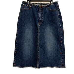 HI JEANS POWER Denim Skirt, Size 13/14